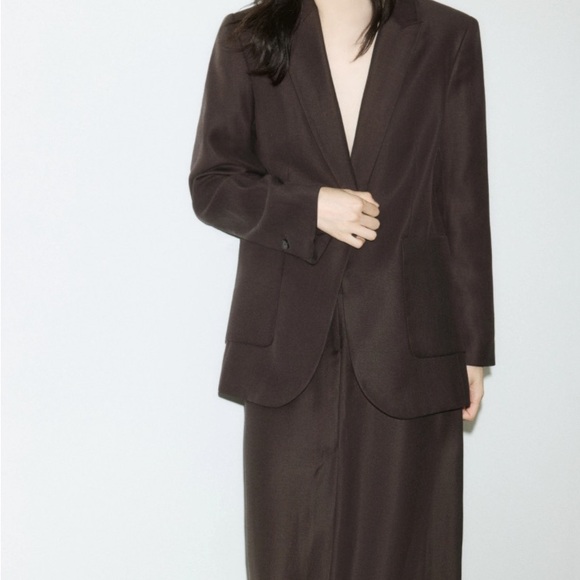 H&M Dark Brown Blazer - Picture 3 of 6